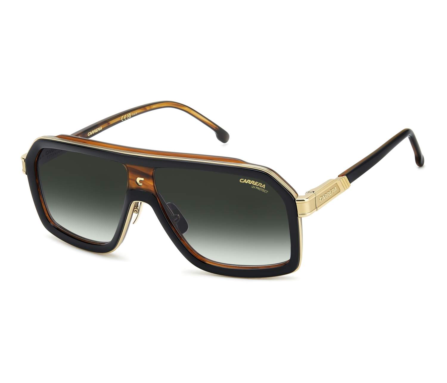 Gafas de sol Carrera CA-1053-S-TI 37N/9K 60 12 Negra cuerno - 
