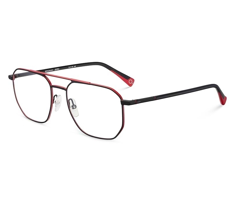 Gafas de vista Etnia Barcelona KINGMAN BKRD 54 18 NegraRojo - 