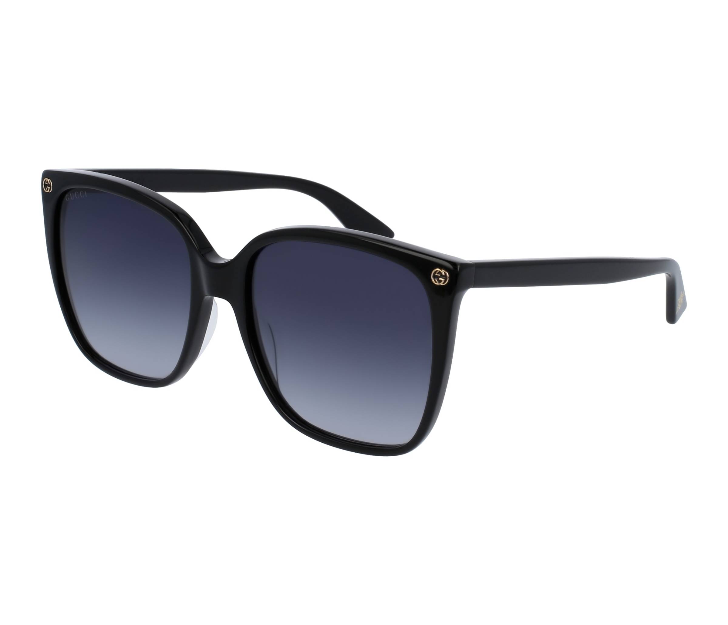 Gafas de sol Gucci GG0022S 001 57 18 Negra - 