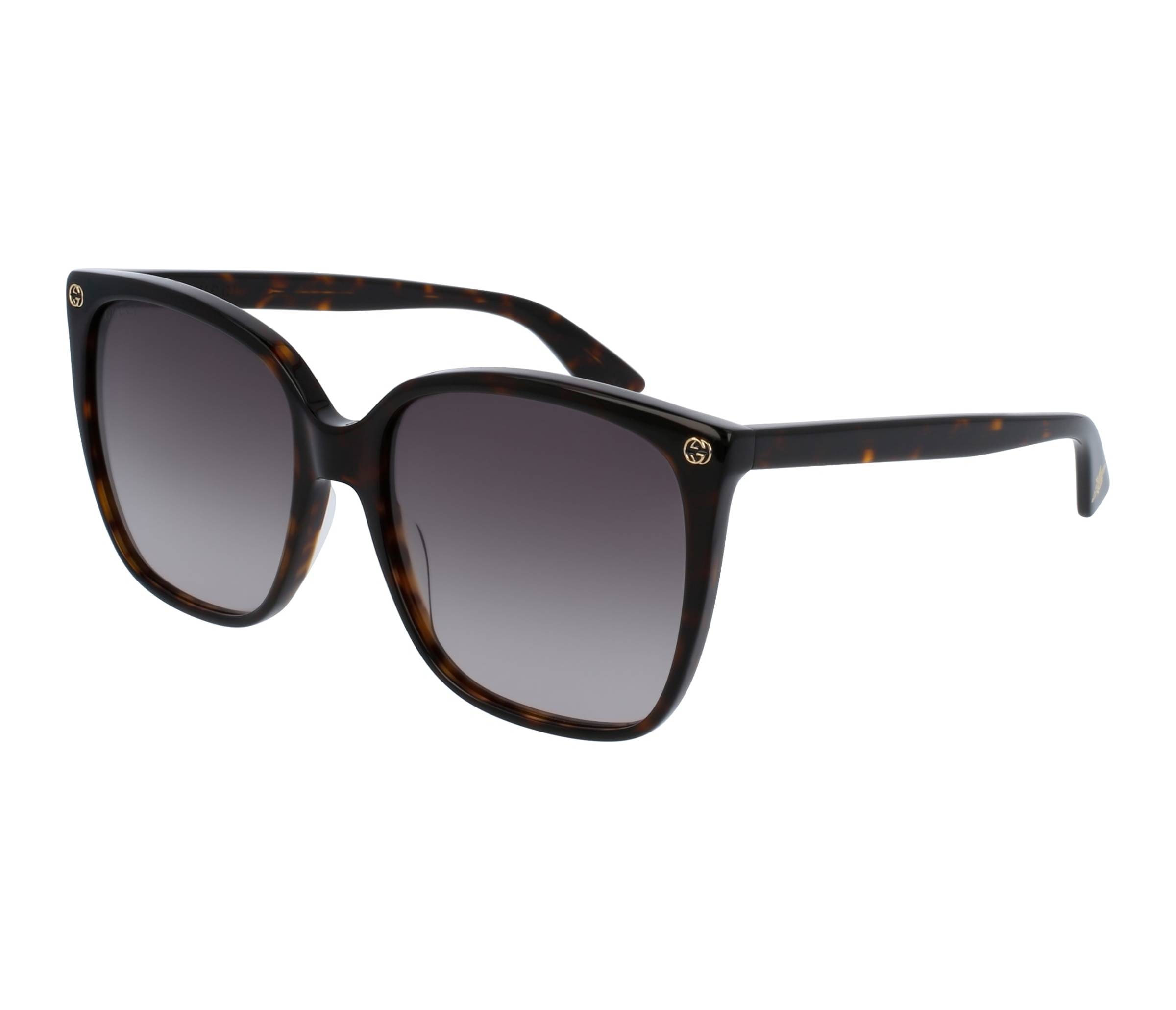 Gafas de sol Gucci GG0022S 003 57 18 Havana - 
