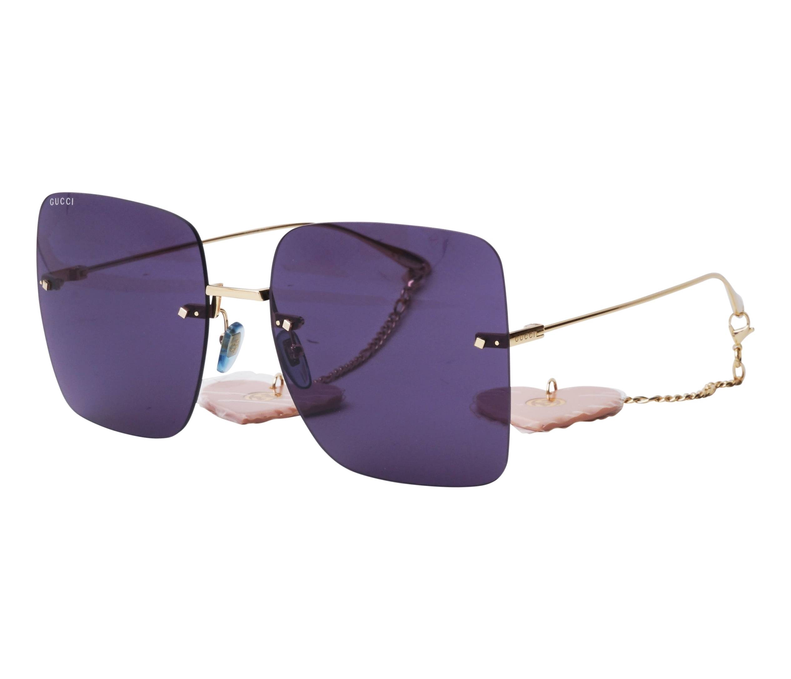 Gafas de sol Gucci GG1147S 004 62 19 Oro - 