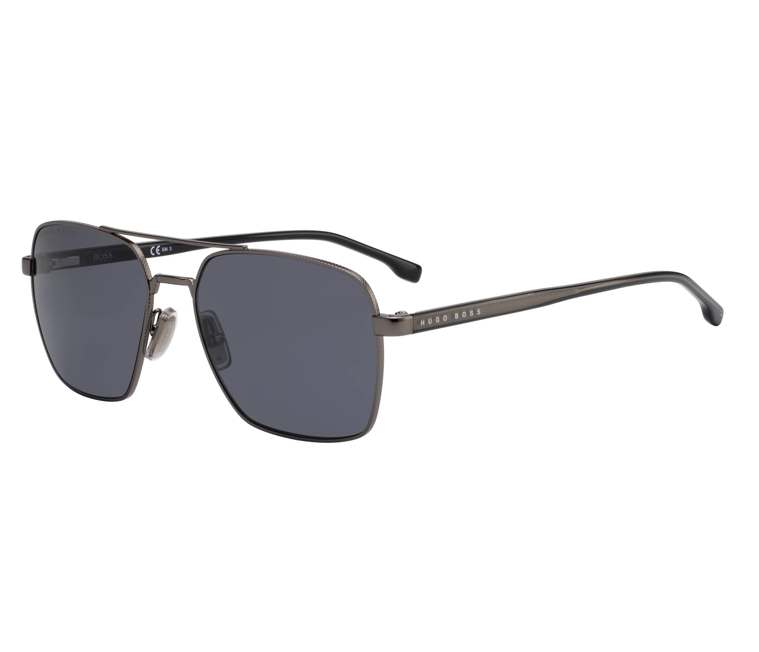 Gafas de sol Hugo Boss BOSS-1045-S-IT V81IR 58 17 RutheniumNegro - 