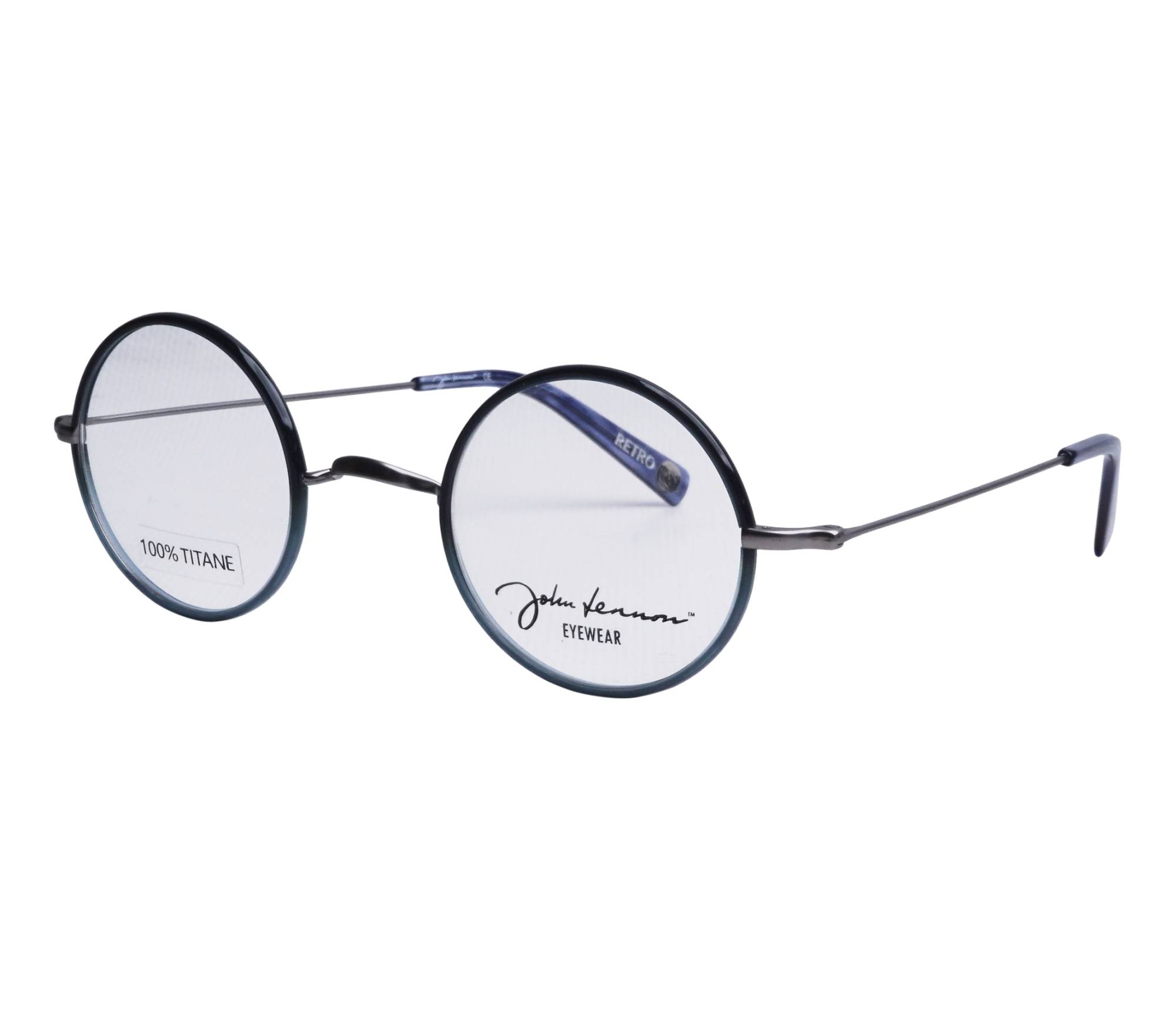 Gafas de vista John Lennon JO262 LB 45 20 Coral AzulGun - 