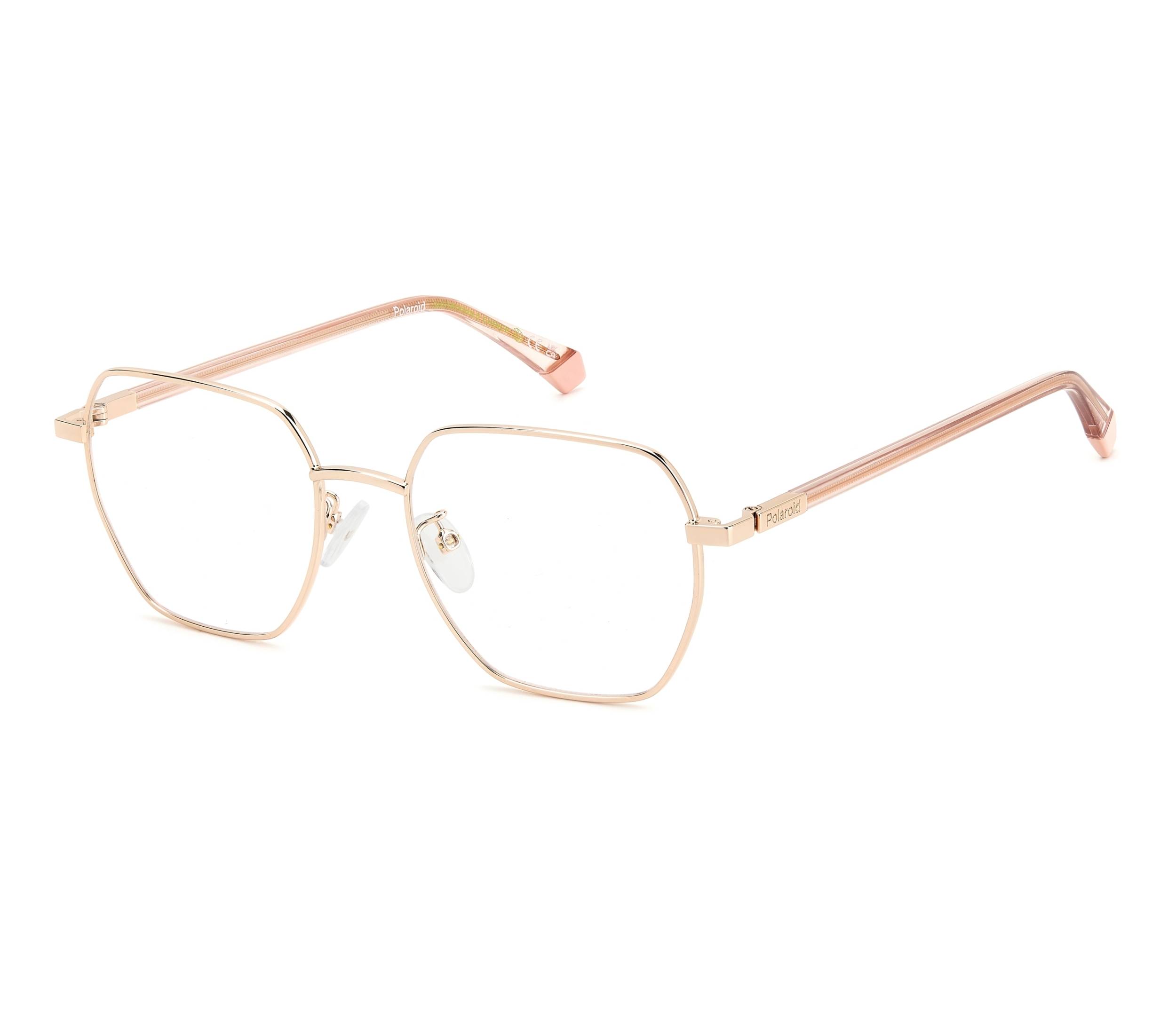 Gafas de vista Polaroid PLD-D524-G DDB 52 18 Rosa Oro