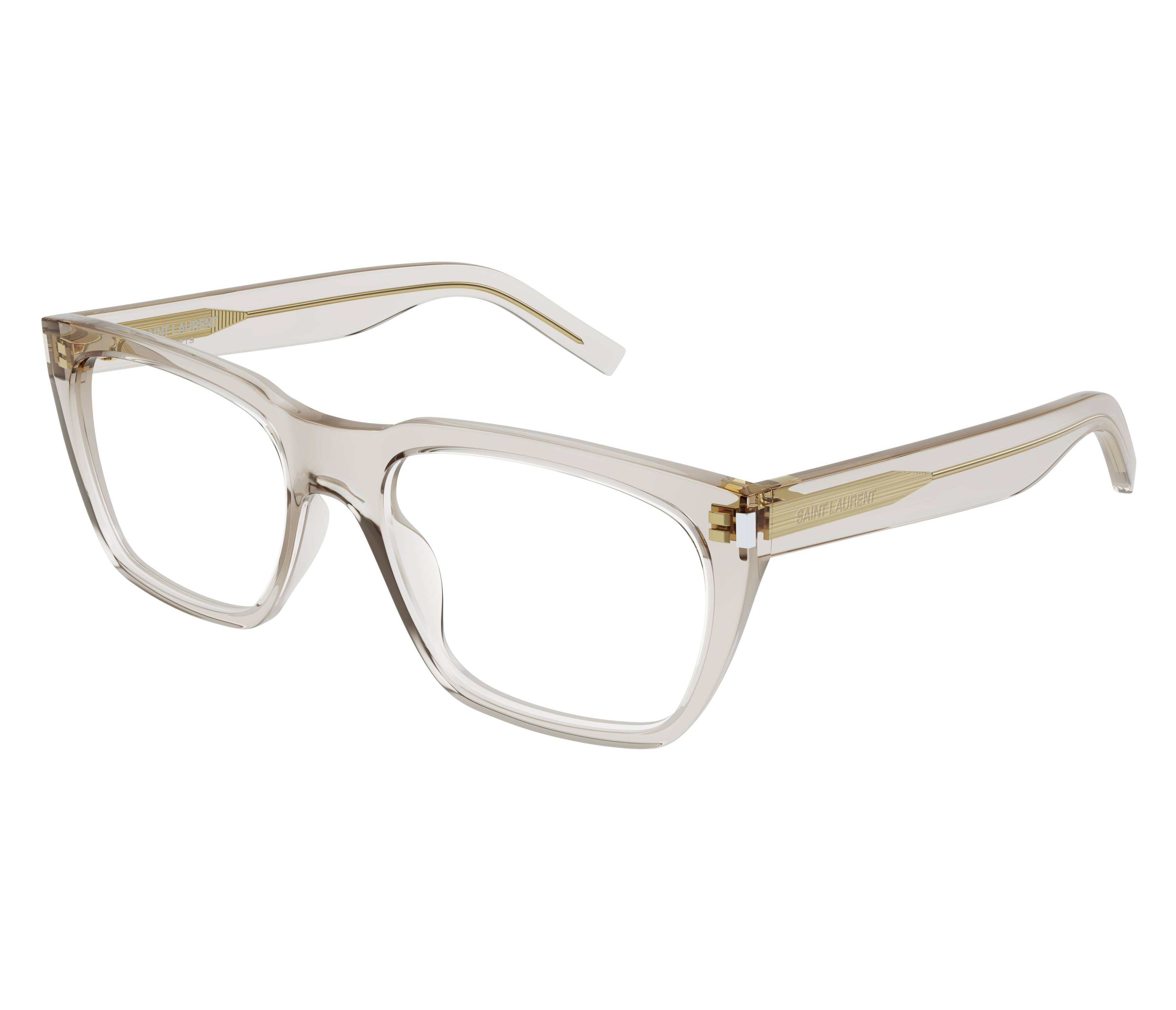 Gafas de vista Yves Saint Laurent SL-598-OPT 004 56 18 Beige - 