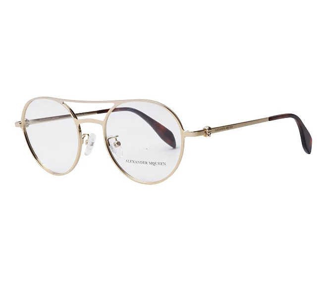 Gafas de vista Alexander McQueen AM-0175-O 003 52 20 Oro
