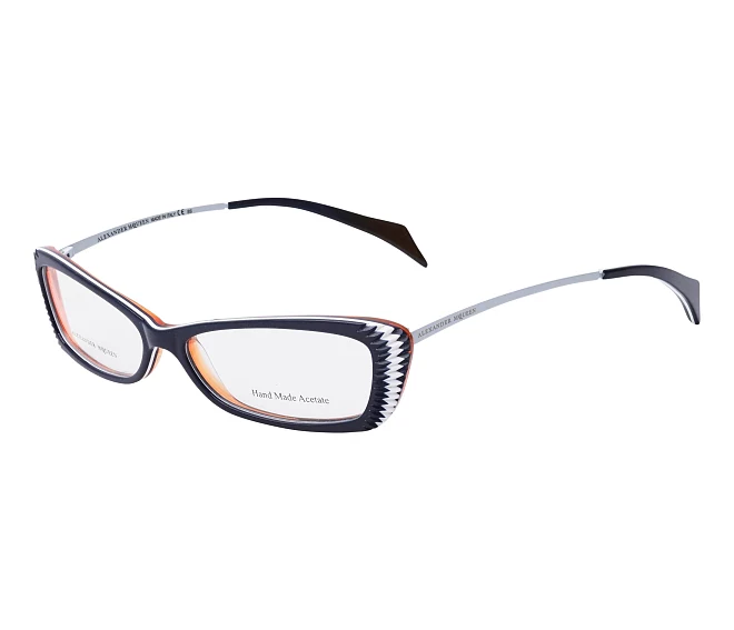 Gafas de vista Alexander McQueen AMQ-4163 WOC 52 14 AzulBlanco