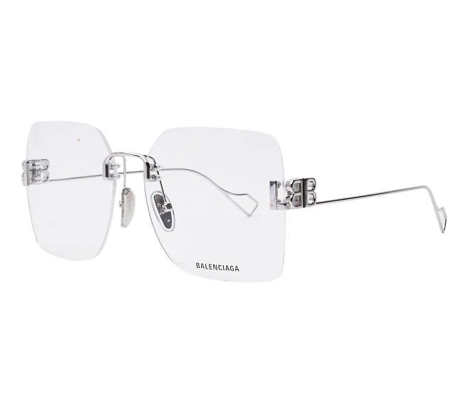Gafas de vista Balenciaga BB0113O 002 60 15 Plata