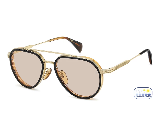 Gafas de sol David Beckham DB-1226-G-S RHL/63 57 18 OroNegro