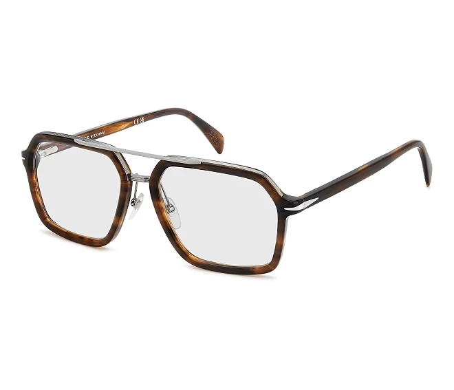 Gafas de vista David Beckham DB-7128 6C5 56 18 Marrón Ruthenium