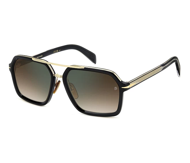 Gafas de sol David Beckham DB-7128-S 2M2/QY 58 18 NegraOro