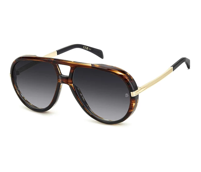 Gafas de sol David Beckham DB-99-VOYAGER HQZ/9O 61 15 Marrón Oro