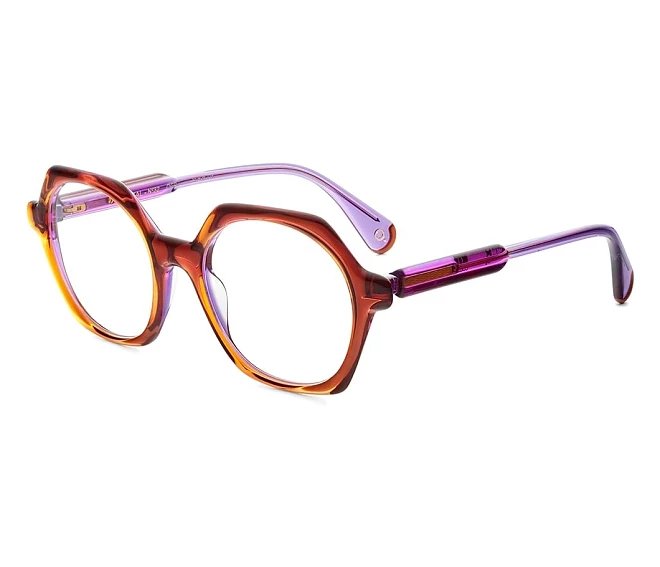 Gafas de vista Etnia Barcelona BRUT32 OGPU 52 19 Marrón Lila Purpura