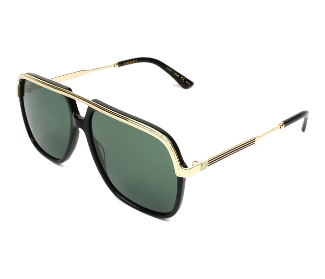 Gafas de sol Gucci GG-0200-S 001 57 14 NegraOro