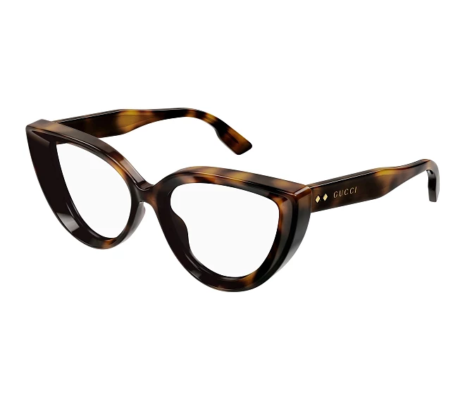 Gafas de vista Gucci GG1530O 002 52 17 Havana