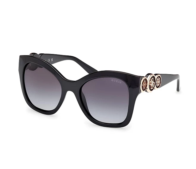 Gafas de sol Guess GU00197S 01B 55 20 NegraRosa Oro