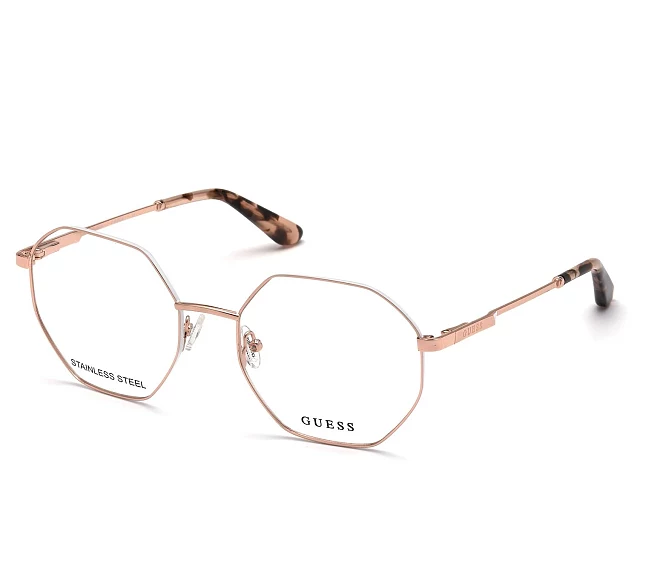Gafas de vista Guess GU2849-V 028 53 19 Rosa Oro