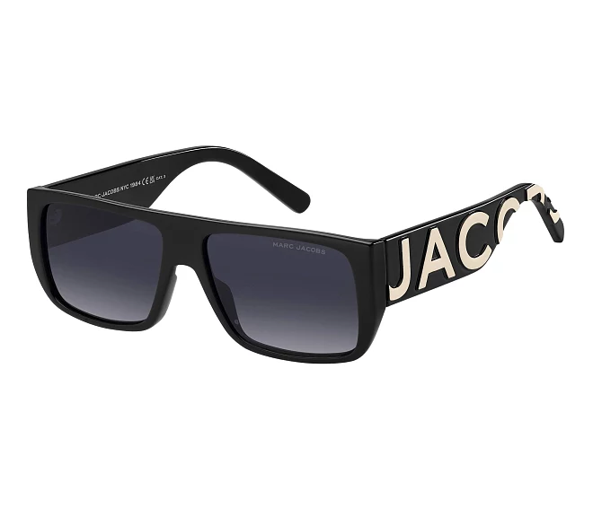 Gafas de sol Marc Jacobs MARC-LOGO-096-S 80S/9O 57 15 NegraBlanco