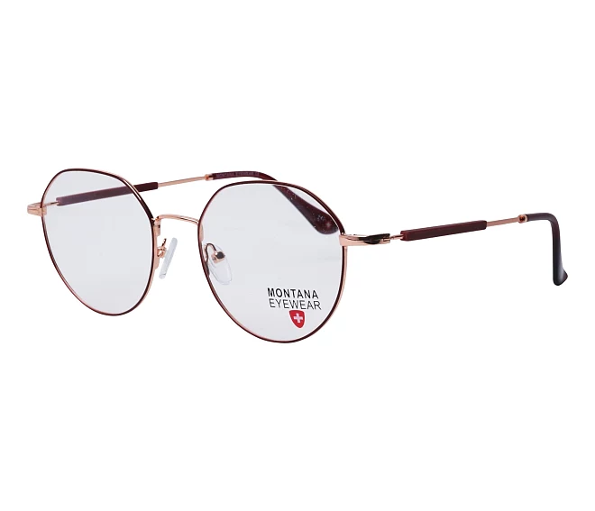Gafas de vista Montana MM-593 Pink 53 19 RojoRosa Oro