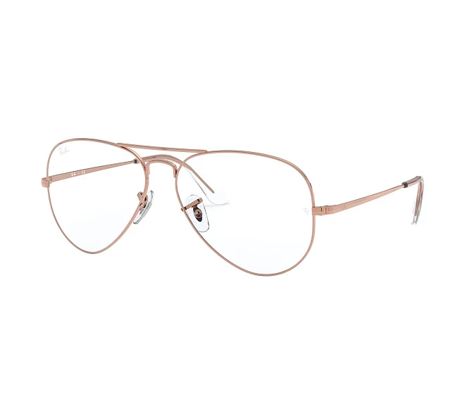 Gafas de vista Ray-Ban RX-6489 3094 55 14 Rosa Oro