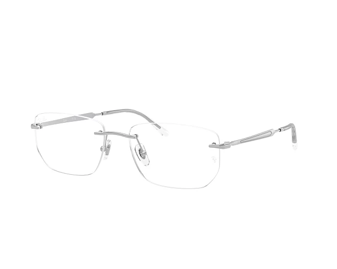 Gafas de vista Ray-Ban RX3768V 2501 54 17 Plata