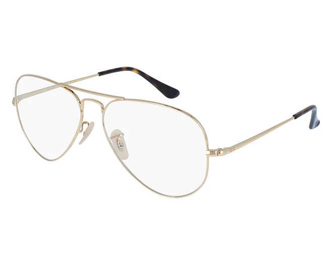Gafas de vista Ray-Ban RX-6489 2500 55 14 Oro