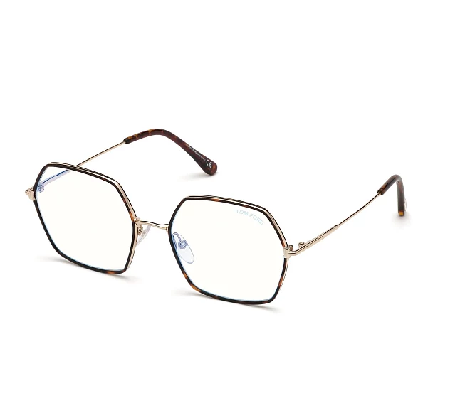 Gafas de vista Tom Ford FT-5615-B-V 052 55 18 HavanaOro