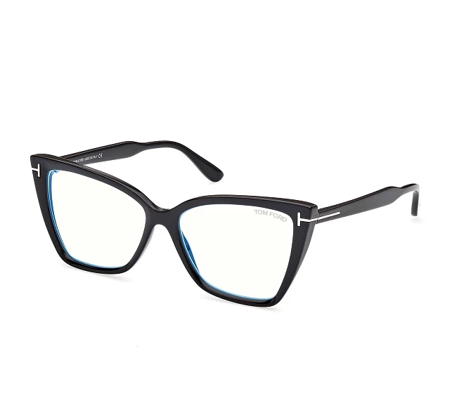 Gafas de vista Tom Ford FT5844-B 001 55 15 Negra