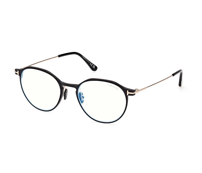 Gafas de vista Tom Ford FT-5866-B/V 002 52 19 NegraOro