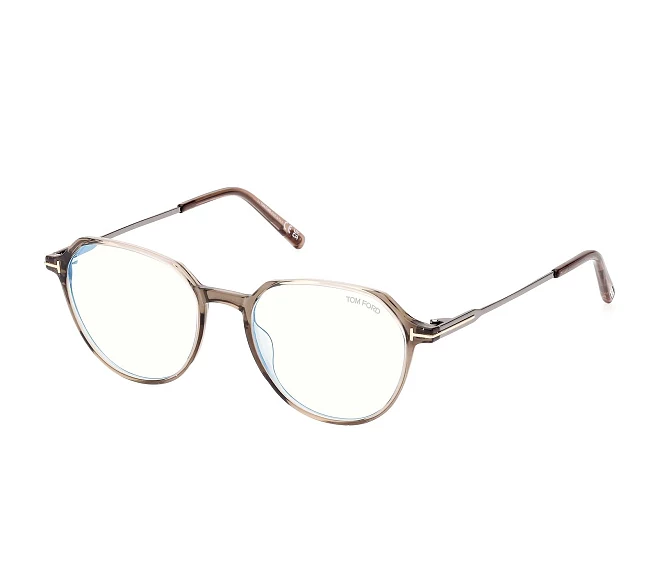 Gafas de vista Tom Ford FT-5875-B/V 045 52 18 BronceCromo