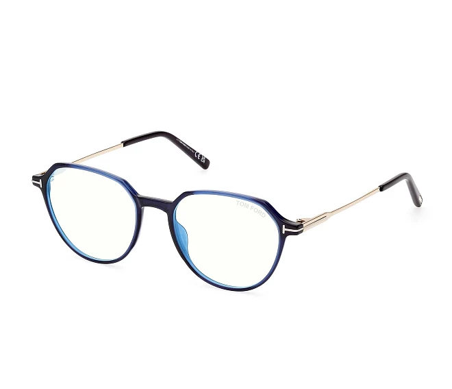 Gafas de vista Tom Ford FT-5875-B-V 090 52 18 AzulNegro