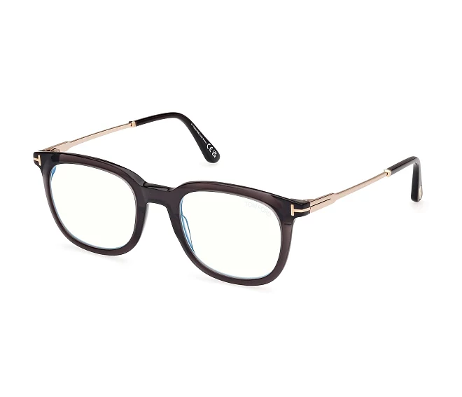 Gafas de vista Tom Ford FT-5904-B-V 005 50 21 NegraPlata avio