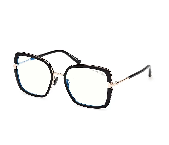 Gafas de vista Tom Ford FT5985-BV 001 55 18 NegraOro