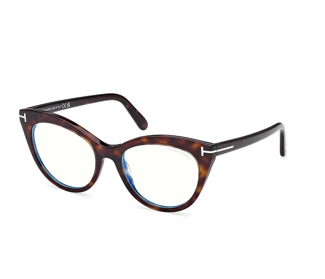 Gafas de vista Tom Ford FT6091-BV 052 53 18 Havana