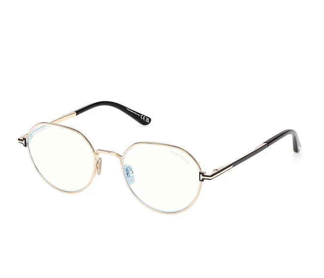 Gafas de vista Tom Ford FT6127-B 028 51 20 Rosa Oro