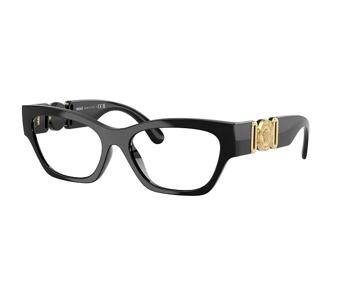 Gafas de vista Versace VE3367U GB1 52 17 Negra