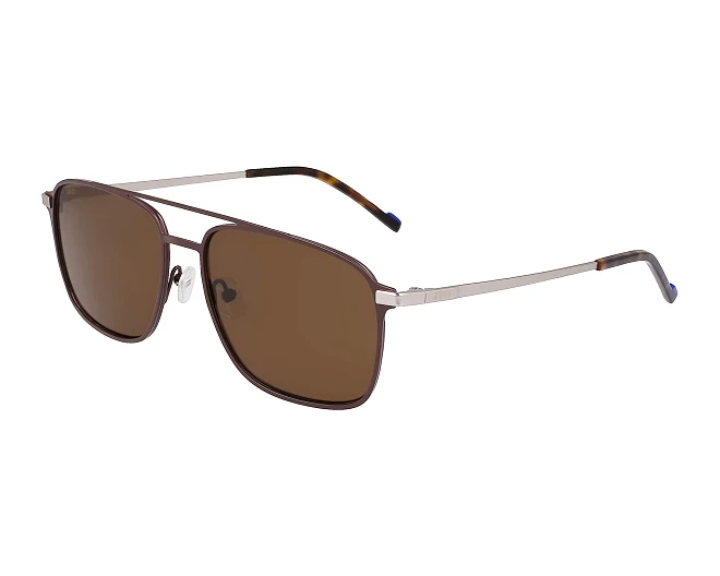 Gafas de sol Zeiss ZS22116SP 047 57 16 PlataMarrón