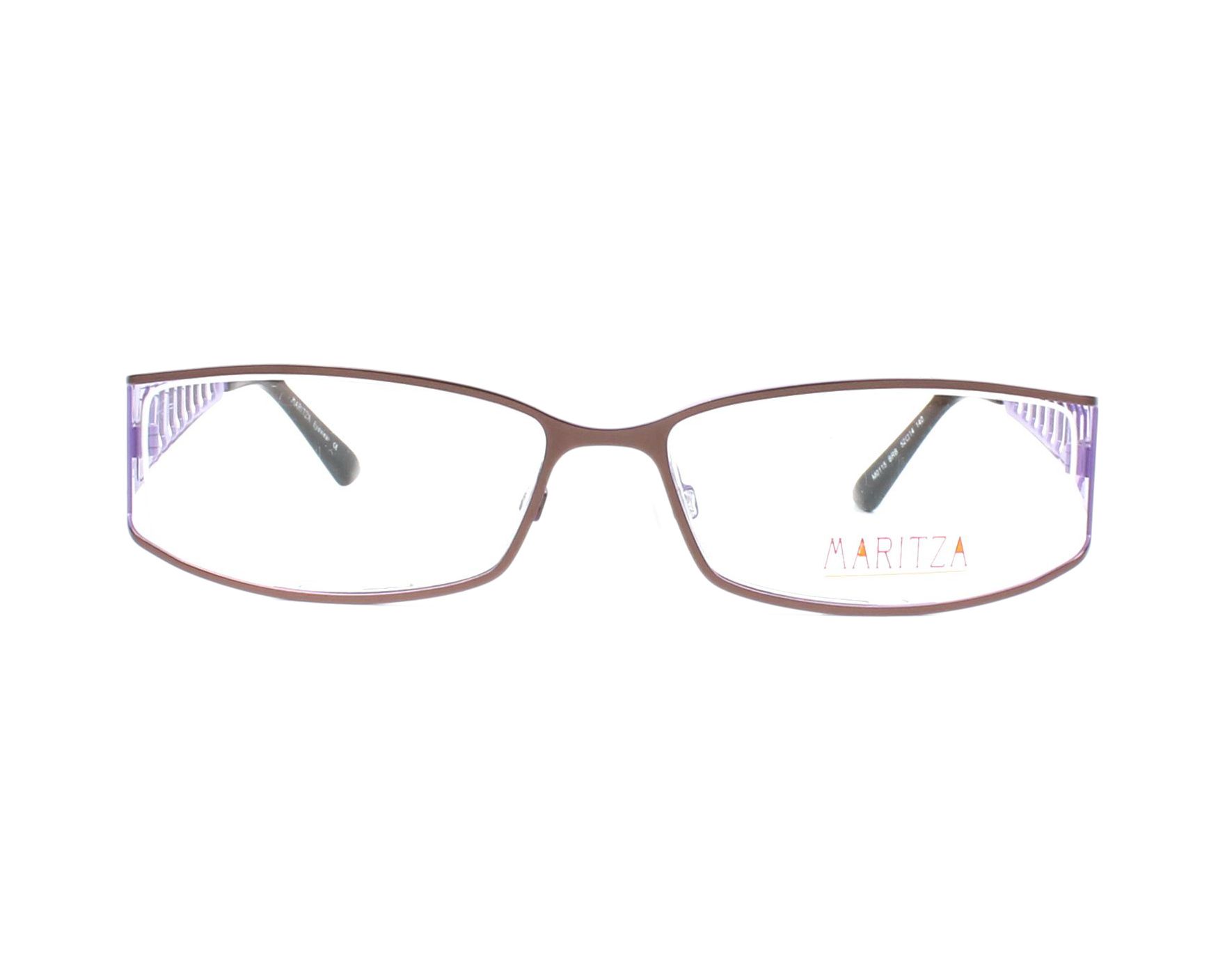 Maritza M-0115 BRB 52-14 Bordeaux Lila vista de frente