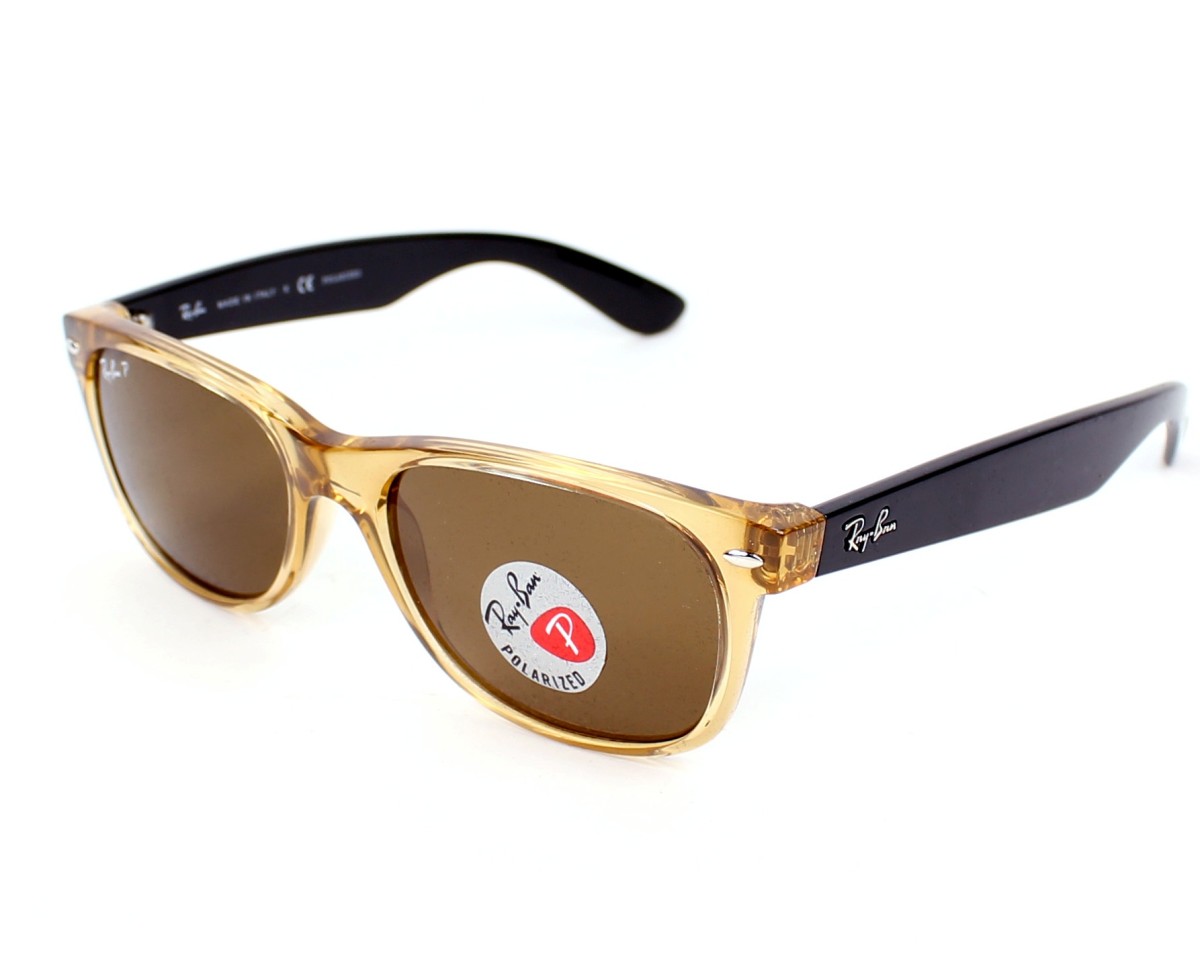 Ray-Ban RB-2132 945/57 55-18 Marrón  Negro vista de perfil