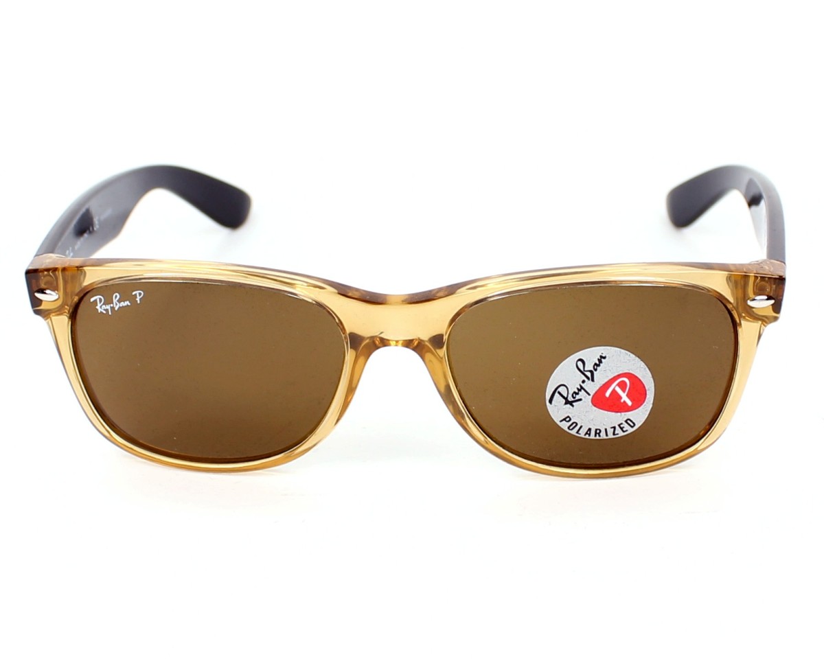 Ray-Ban RB-2132 945/57 55-18 Marrón  Negro vista de frente