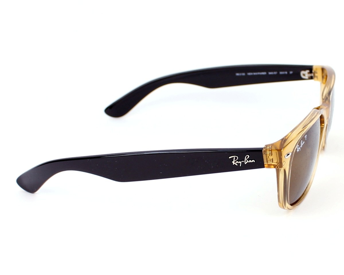 Ray-Ban RB-2132 945/57 55-18 Marrón  Negro vista lateral