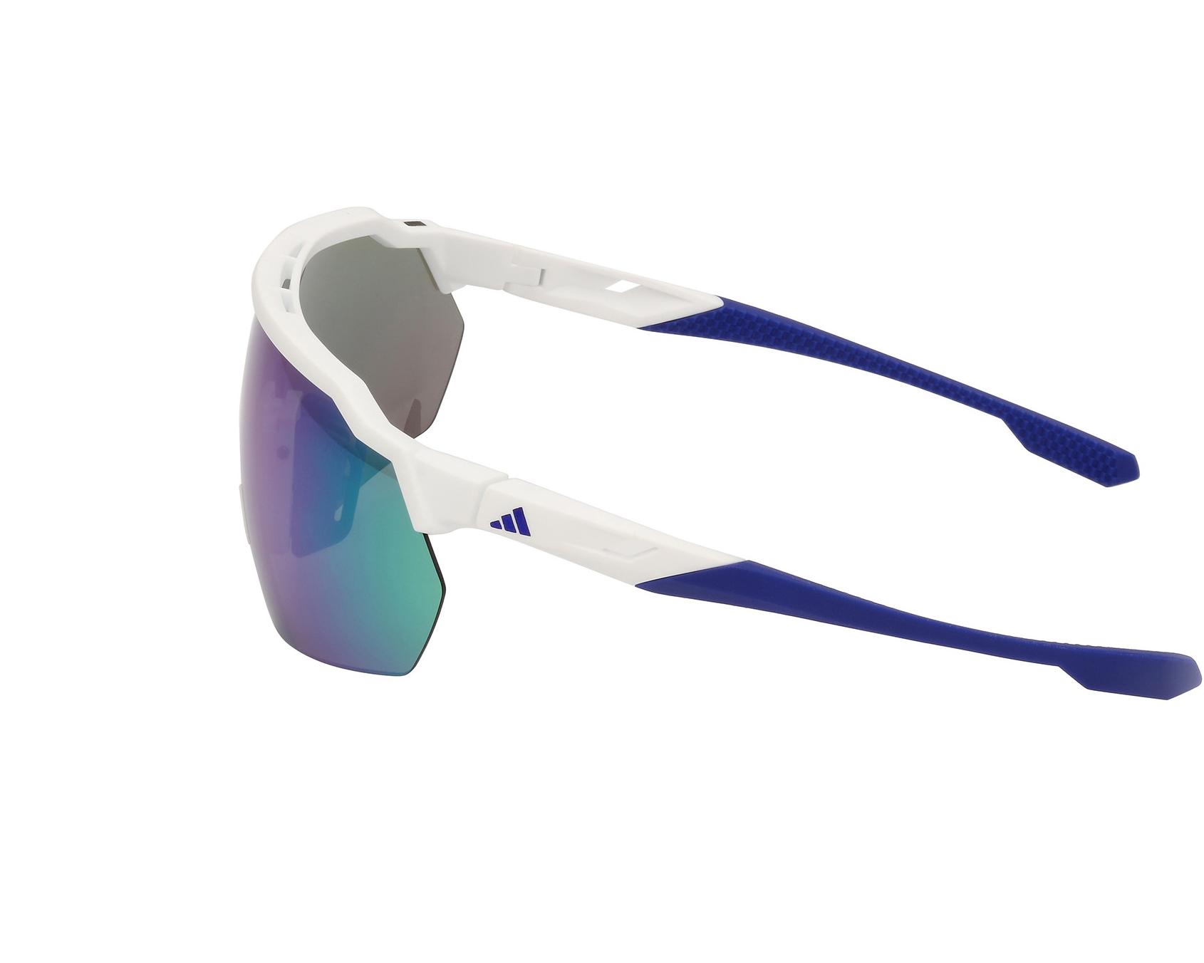 Adidas SP0093/S 21Q - Blanco Azul Vista de 360 grados 2