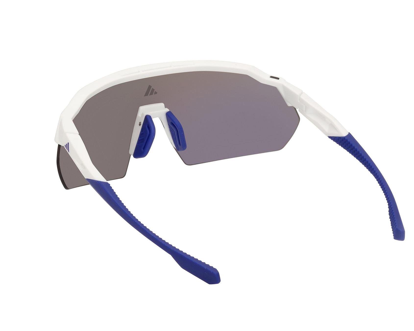 Adidas SP0093/S 21Q - Blanco Azul Vista de 360 grados 3