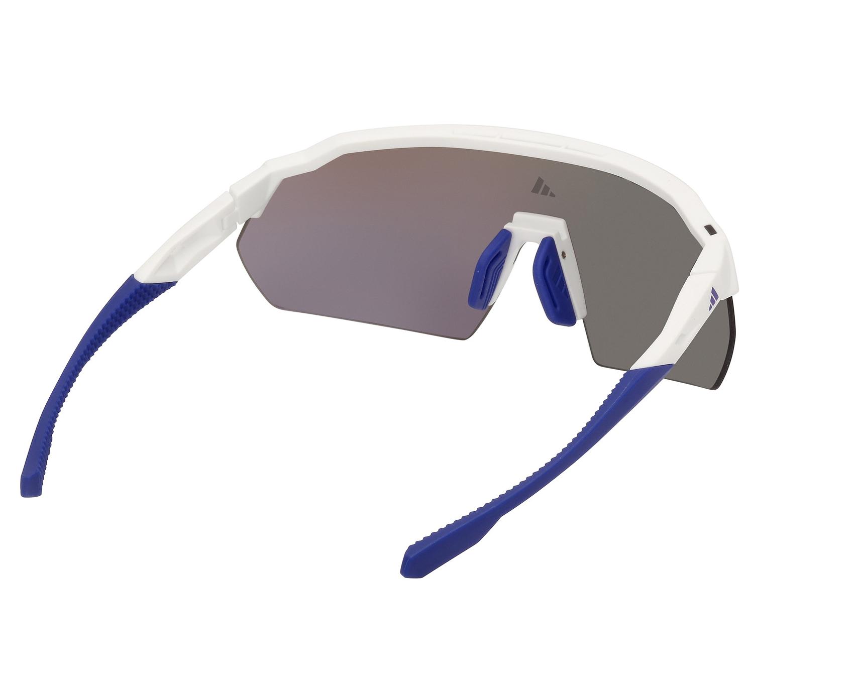 Adidas SP0093/S 21Q - Blanco Azul Vista de 360 grados 5
