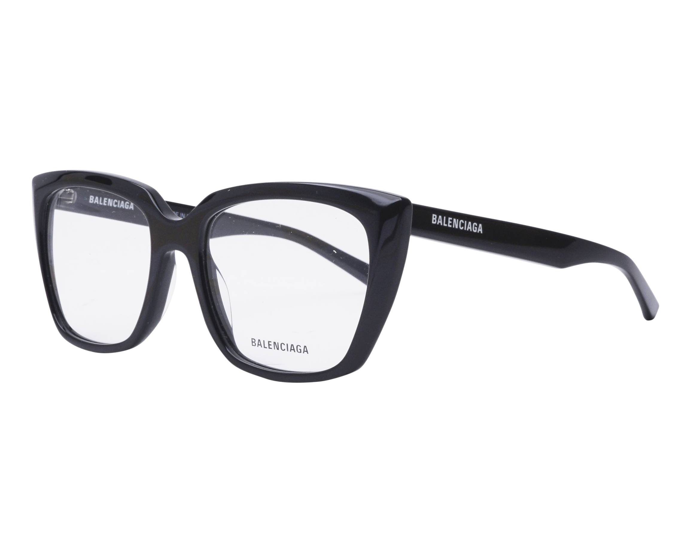 Balenciaga BB0062O 001 53-18 Black  vista de perfil