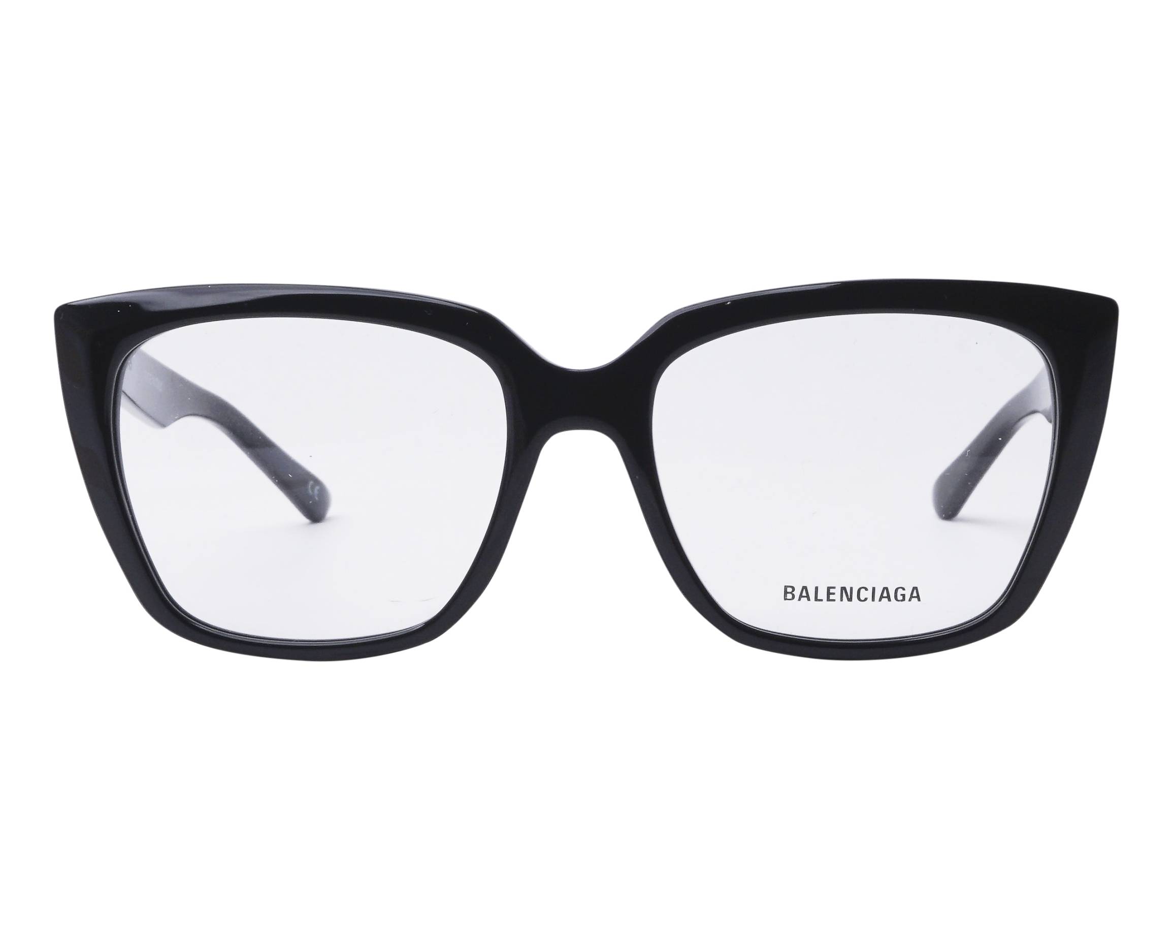 Balenciaga BB0062O 001 53-18 Black  vista de frente