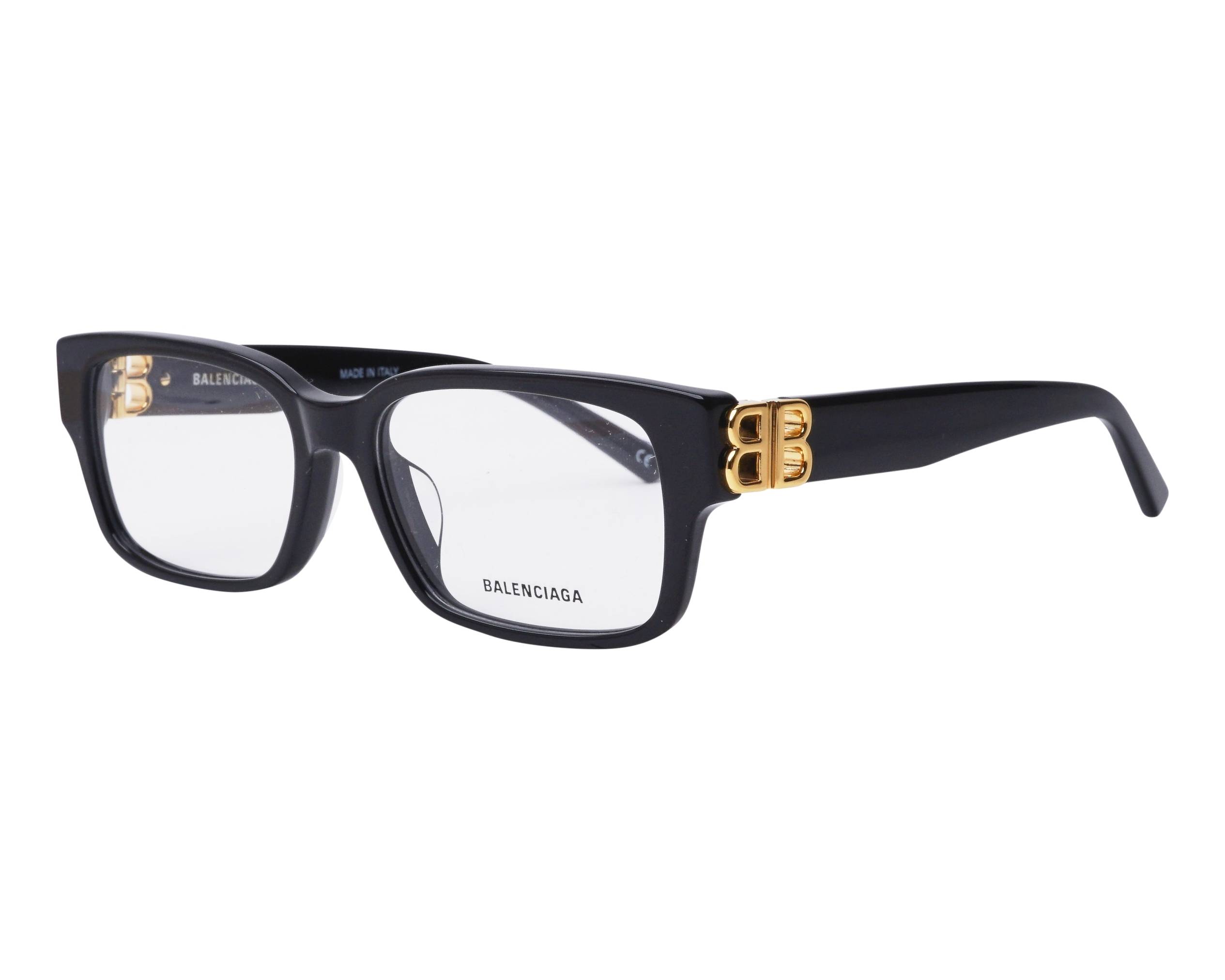 Balenciaga BB0105O 001 54-16 Noir  vista de perfil