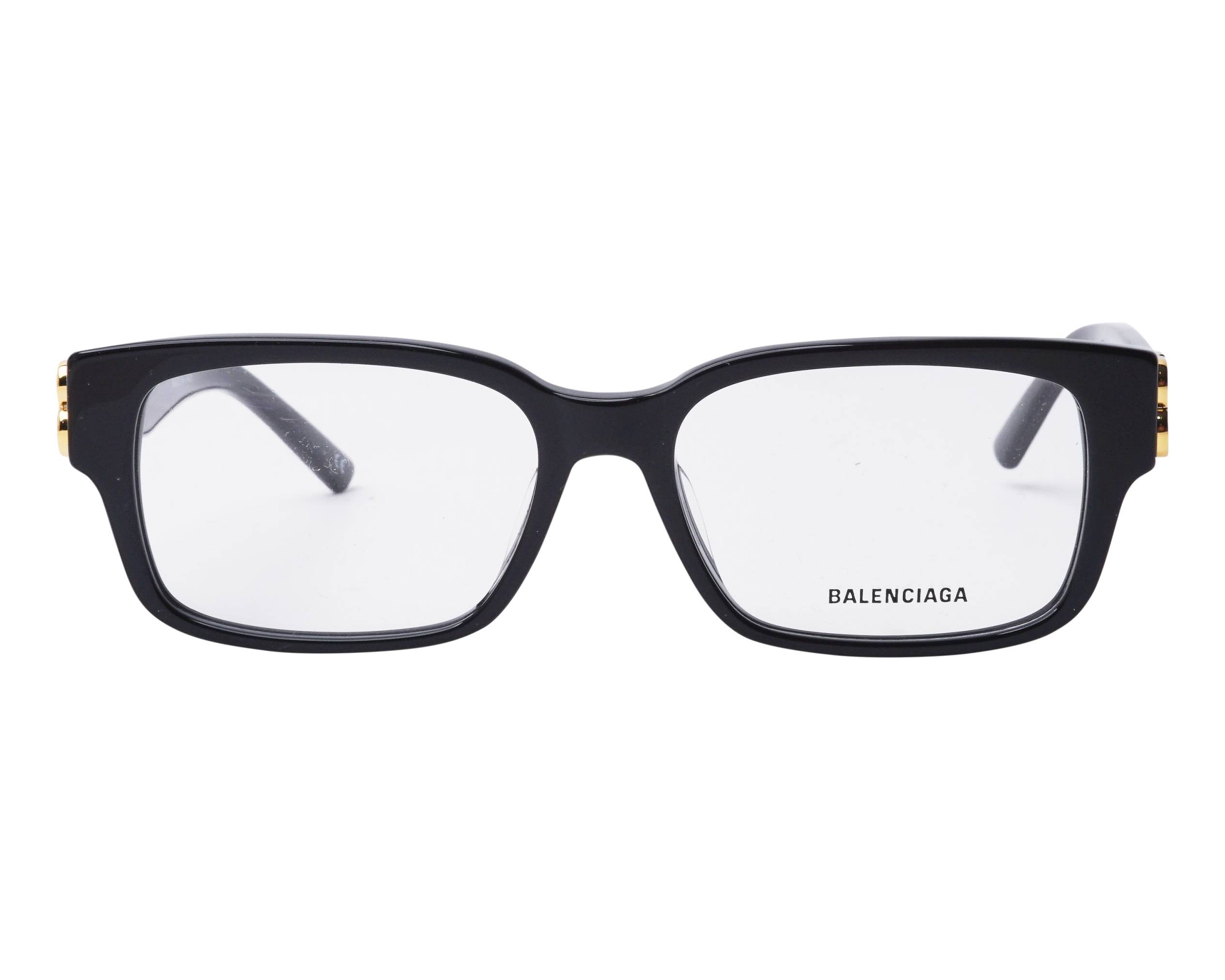Balenciaga BB0105O 001 54-16 Noir  vista de frente
