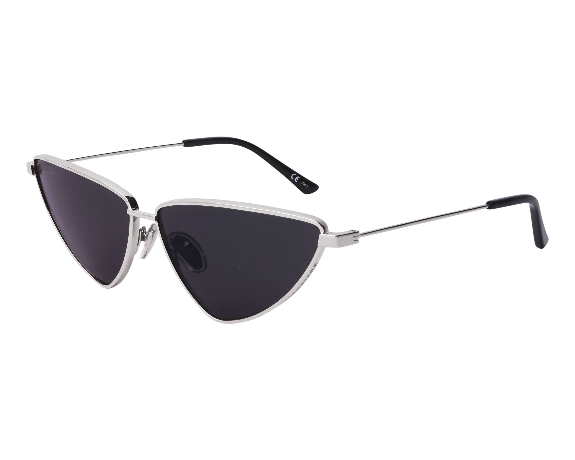 Balenciaga BB0193S 003 62-12 Plata  vista de perfil