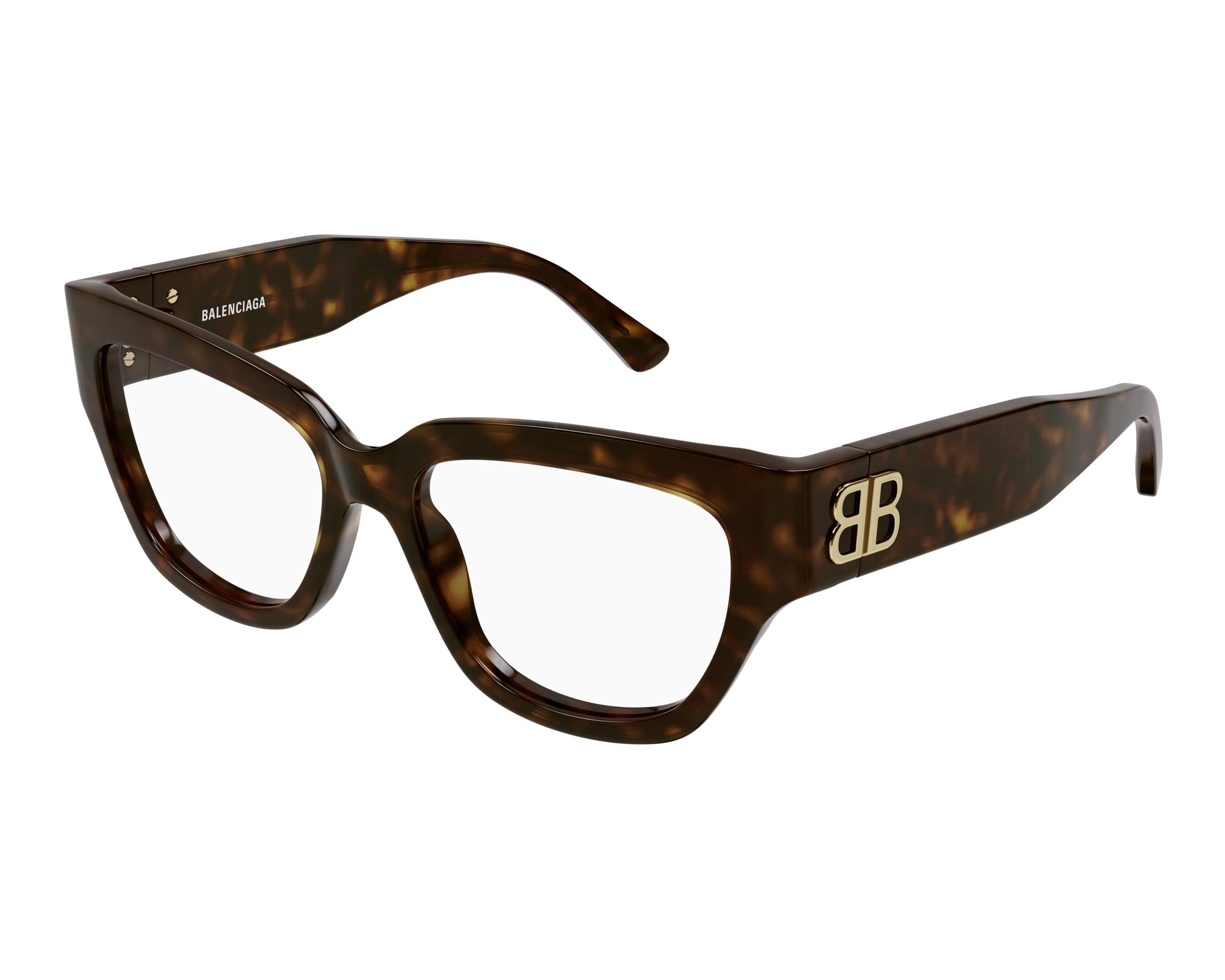 Balenciaga BB0326O 002 - Havana  vista de perfil